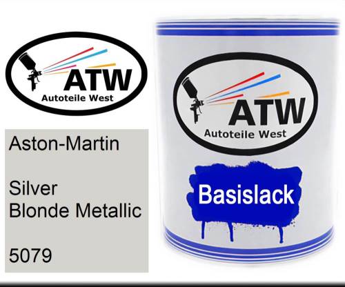 Aston-Martin, Silver Blonde Metallic, 5079: 1L Lackdose, von ATW Autoteile West.